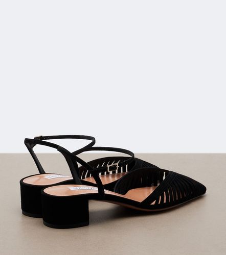 Aquazzura Escarpins Yara en daim - Aquazzura - Modalova