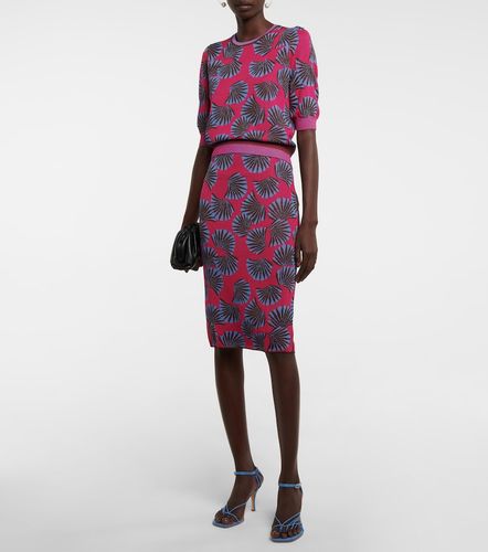 Jupe midi Hazel en jacquard - Diane von Furstenberg - Modalova