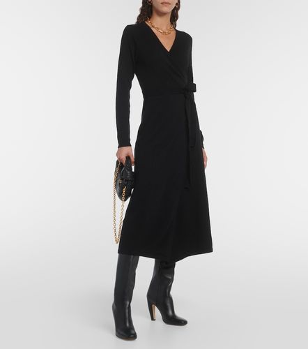 Robe portefeuille Astrid en laine et cachemire - Diane von Furstenberg - Modalova