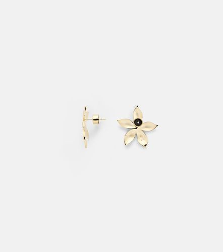 Boucles d'oreilles Golden Blossom en or 18 ct et diamants - Ileana Makri - Modalova