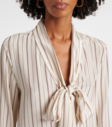 Blouse Angelique rayée en soie - Nili Lotan - Modalova