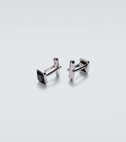 Boutons de manchettes en argent sterling 925 et onyx - Mateo - Modalova