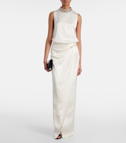 Top en satin de soie à ornements - Tom Ford - Modalova