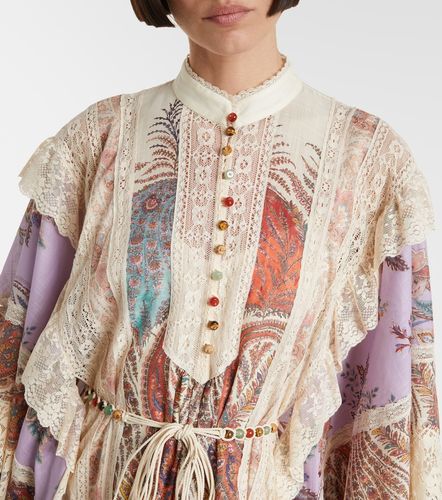 Robe Rhiannon brodée à fleurs - Zimmermann - Modalova