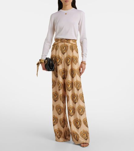 Pull DG en cachemire et soie - Dolce&Gabbana - Modalova