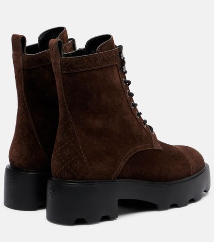 Bottines T Monogram en daim - Tory Burch - Modalova