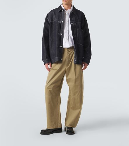 Comme des Garçons Pantalon chino tonneau en coton et lin - Comme des Garcons Homme - Modalova