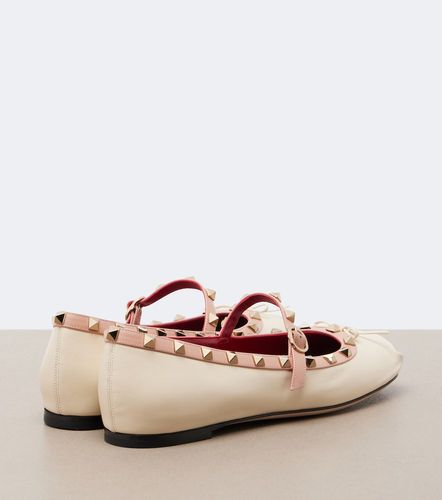 Ballerines Mary Jane Rockstud en cuir - Valentino Garavani - Modalova