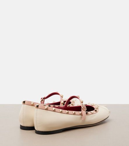 Ballerines Mary Jane Rockstud en cuir - Valentino Garavani - Modalova