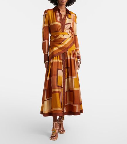Robe chemise Como imprimée en soie - Zimmermann - Modalova