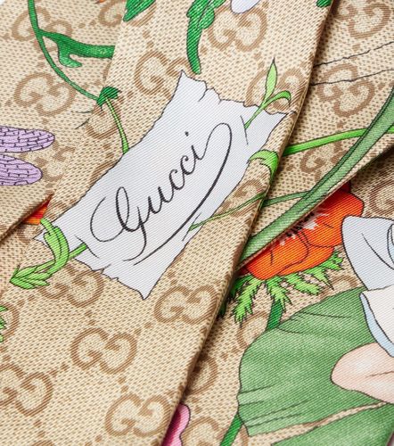 Gucci Foulard GG en soie à fleurs - Gucci - Modalova
