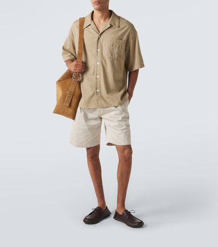 Chemise en coton à logo brodé - Loewe - Modalova