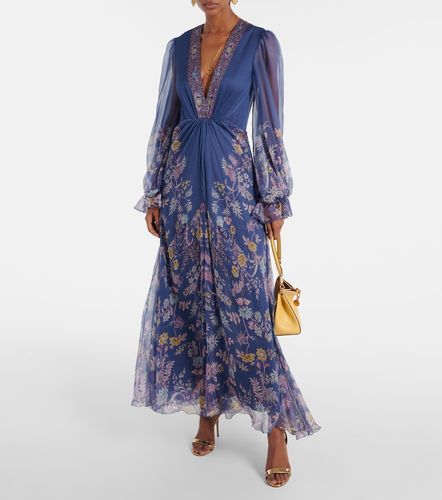 Etro Robe longue imprimée en soie - Etro - Modalova