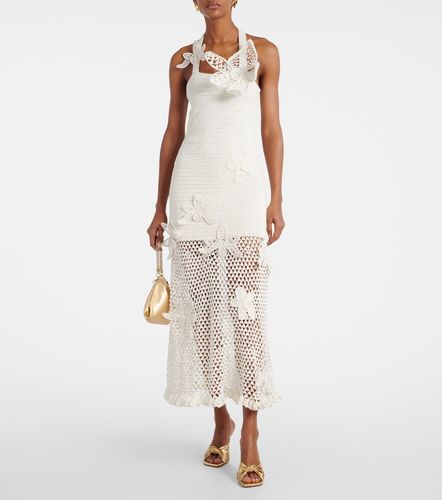 Robe longue en coton - Oscar de la Renta - Modalova