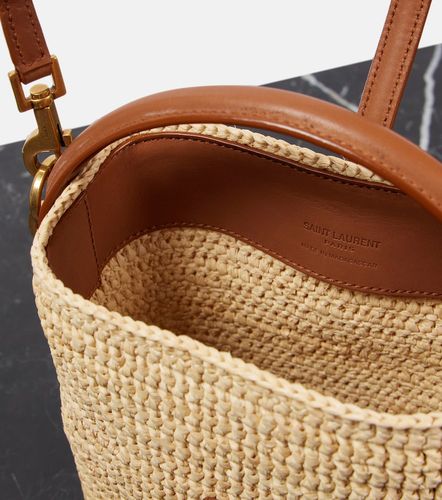Sac seau Le 37 Mini en raphia - Saint Laurent - Modalova