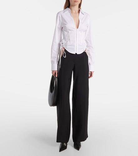 Mugler Top en coton mélangé - Mugler - Modalova