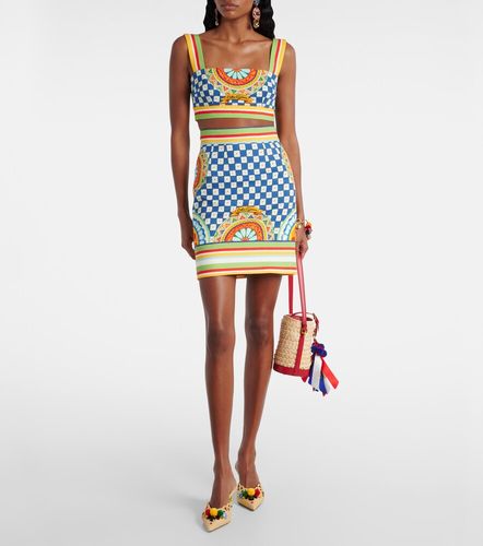 Dolce&Gabbana Mini-jupe à motifs - Dolce&Gabbana - Modalova