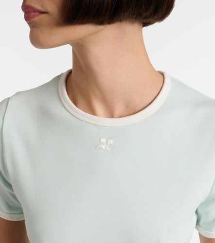 Courrèges T-shirt Signature en coton à logo - Courreges - Modalova
