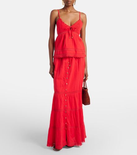 Jupe longue Marley en coton - Melissa Odabash - Modalova