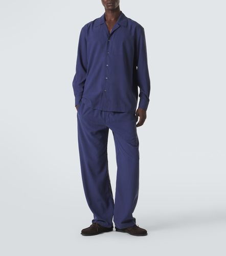 Saman Amel Pantalon droit en soie - Saman Amel - Modalova