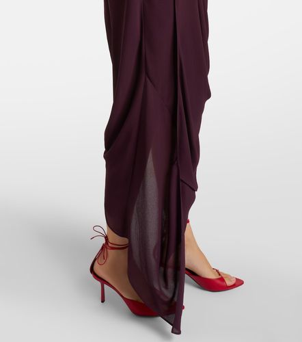 Robe midi asymétrique - Victoria Beckham - Modalova