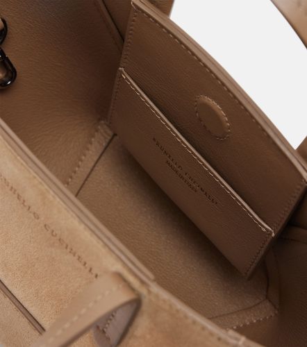 Sac Duo Mini Monili en daim - Brunello Cucinelli - Modalova