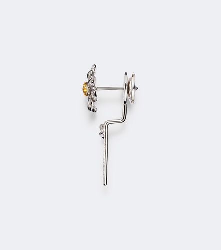 Yvonne Léon Boucle d'oreille unique Marguerite en or 9 ct, diamants et citrines - Yvonne Leon - Modalova