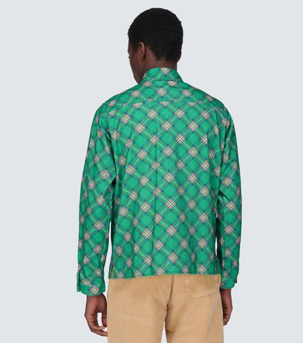 Chemise en velours côtelé à carreaux - ERL - Modalova