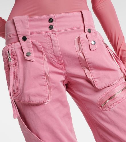 Jean straight cargo taille basse - Blumarine - Modalova