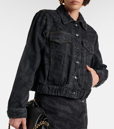 Ganni Veste en denim à imprimé - Ganni - Modalova