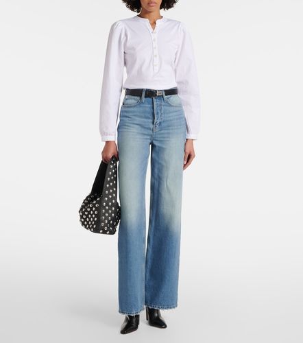 Blouse en coton à manches bouffantes - Frame - Modalova