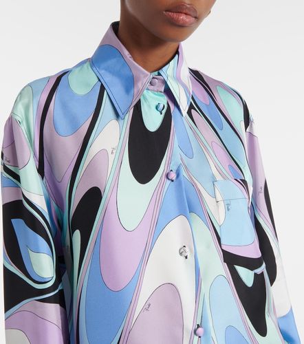Chemise de pyjama en soie imprimée - Pucci - Modalova