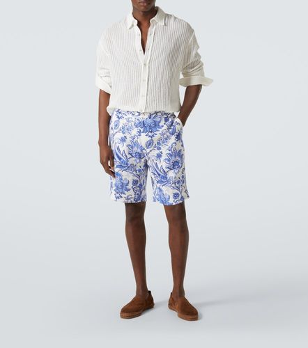 Etro Bermuda imprimé en lin - Etro - Modalova