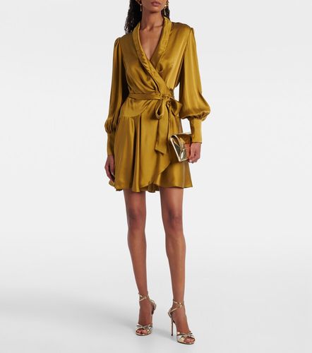 Robe portefeuille en satin de soie - Zimmermann - Modalova