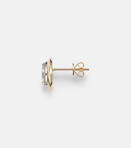 Boucle d’oreille unique en or 9 ct et diamant - Rainbow K - Modalova