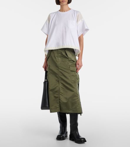 Sacai T-shirt oversize en coton - Sacai - Modalova