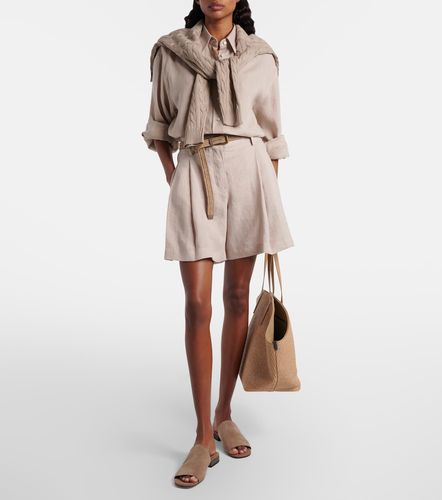 Brunello Cucinelli Short en lin - Brunello Cucinelli - Modalova