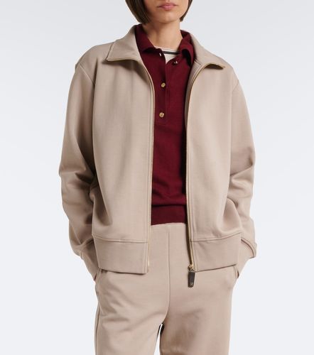 Sweat-shirt zippé en coton mélangé - 'S Max Mara - Modalova