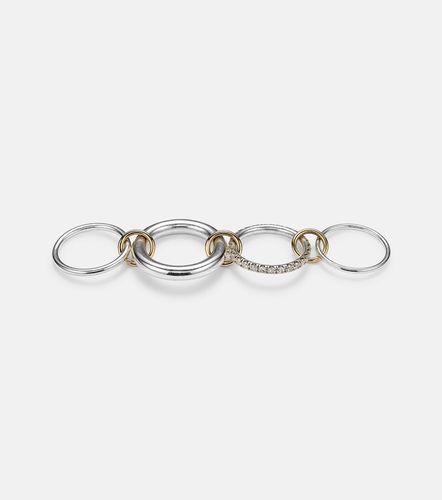 Bague Luna en or 18 ct, argent sterling et diamants - Spinelli Kilcollin - Modalova