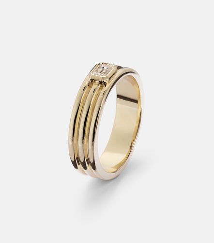 Bague en or 14 ct et diamant - Stone and Strand - Modalova