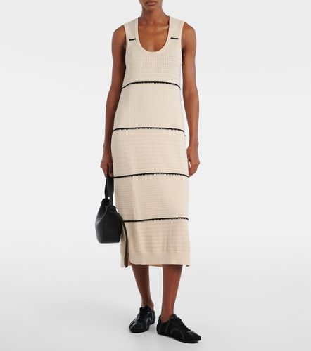Robe midi Scott rayée en coton - Varley - Modalova