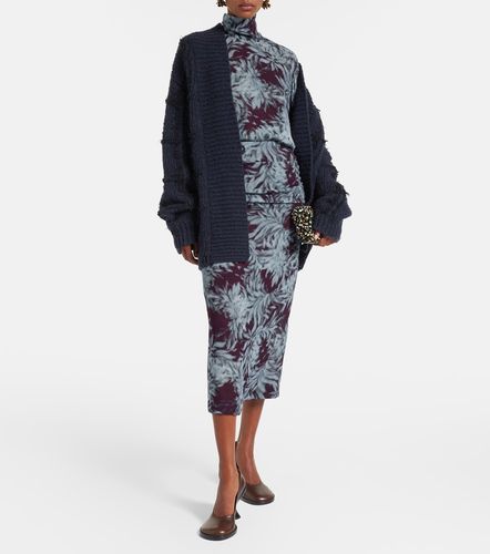 Cardigan en laine à carreaux - Dries Van Noten - Modalova