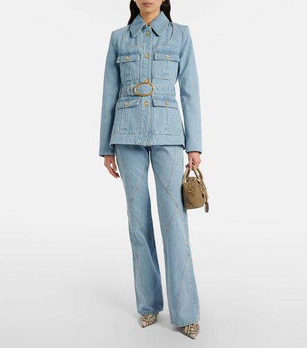 Veste en jean à ceinture - Nina Ricci - Modalova