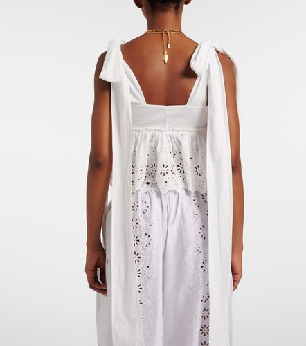 Chloé Top en coton à broderie anglaise - Chloe - Modalova
