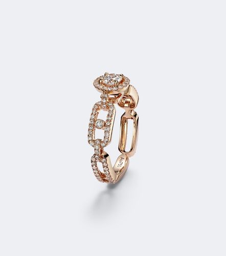 Bague Move Link en or 18 ct et diamants - Messika - Modalova
