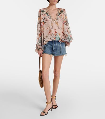 Camilla Blouse en soie à fleurs - Camilla - Modalova