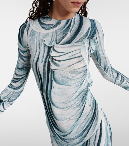 Robe longue en jersey imprimée - Rabanne - Modalova