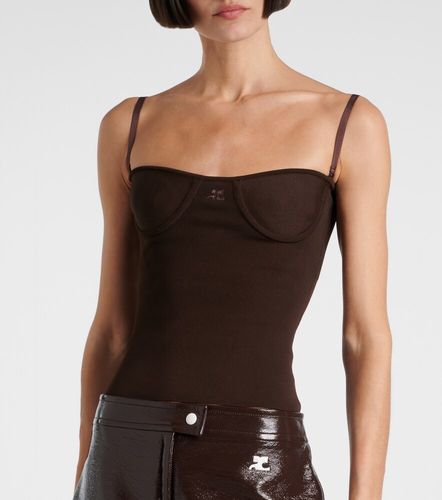 Courrèges Top à logo - Courreges - Modalova