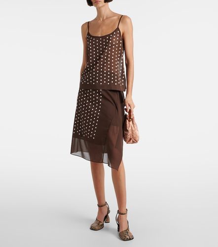 Top en soie mélangée à pois - Dries Van Noten - Modalova