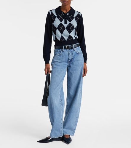 Jean barrel Low Slung à taille mi-haute - Frame - Modalova